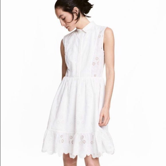 H&M Dresses & Skirts - H&M Sleeveless Embroidered Dress